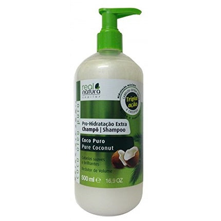 Șampon, Real Natura, Pro-Hidratare, cocos, 500ml
