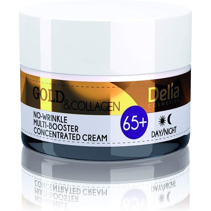 Cremă Delia Cosmetics, aur & colagen, anti-rid
