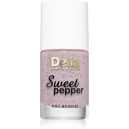 Smalti Unghii Delia Cosmetics Sweet Pepper Black Particles 11 ml