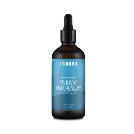 Serum Hidratare Piele, Mohani, 1% Acid Hialuronic, 30ml, Sticlă Ambrată cu Pipetă