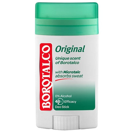 Borotalco Original, Deo Stick, Alb-Verde, 40 ml