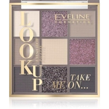 Fard de pleoape, Eveline Cosmetics, Look Up Take Me On, nuante roz si bronz