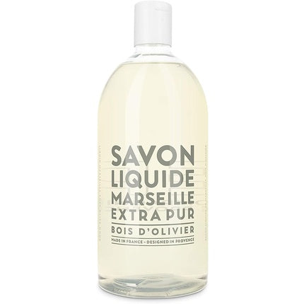 Săpun lichid pentru mâini, Compagnie De Provence, Liquid Marseille Soap Olive Wood, verde, 1L