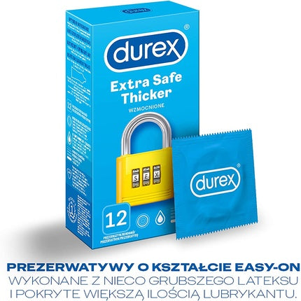 Prezervative Durex Extra Safe, 12 bucati