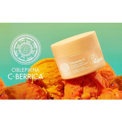 Cremă fluidă, Natura Siberica, ton deschis, 50ml