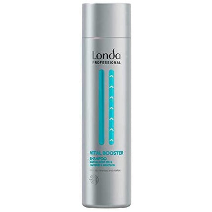 Șampon Londa Vital Booster, 250 ml, argintiu cu detalii albastre