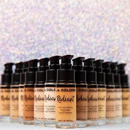 Fond de ten L.A. Colors Radiant, Light Toffee, lichid