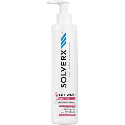 Demachiant facial, Solverx, piele sensibilă, 200 ml