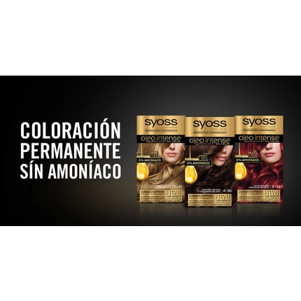 Vopsea de păr permanentă, Syoss, Oleo Intense, Blond strălucitor