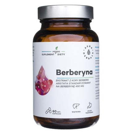 Supliment, Aura Herbals, Berberina 60 capsule
