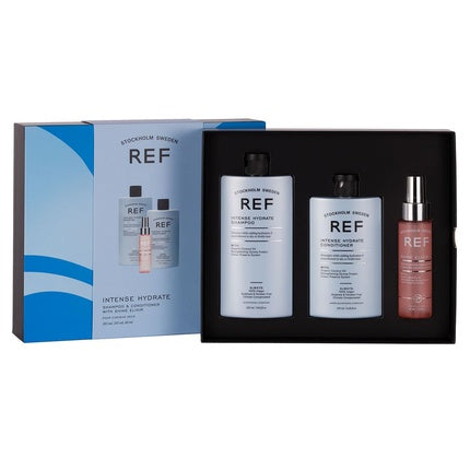 REF Intense Hydrate Giftbox, set cadou (șampon, balsam, spray)