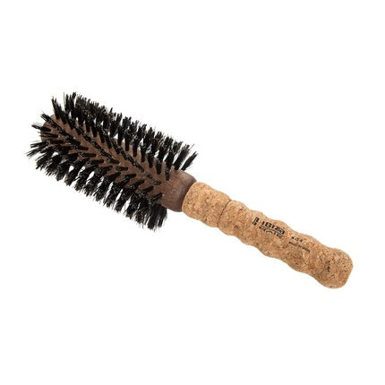 Perie Rotundă Ibiza Hair G Series, Negru, Lemn