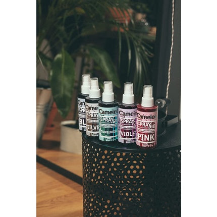 Spray colorare par, Cameleo, Spray & Go, turcoaz