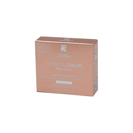 Bionike Defence Color Silky Touch Compact Eyeshadow 404 Cacao, pudră compactă, cutie roz metalizat