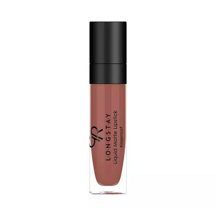 Ruj lichid Golden Rose Longstay Liquid Matte Lipstick 45, matifiere înaltă, culoare nude