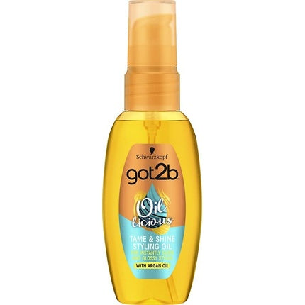 Ulei de Styling Schwarzkopf Got2b Oil-licious, Tame & Shine, 50ml