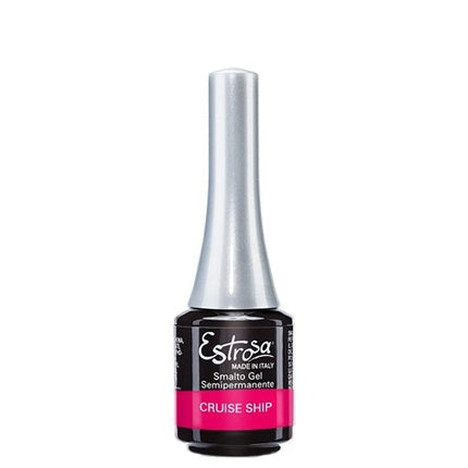 Smalto Gel Semipermanente Estrosa, Cruise Ship, roz vibrant, sticlă 7ml