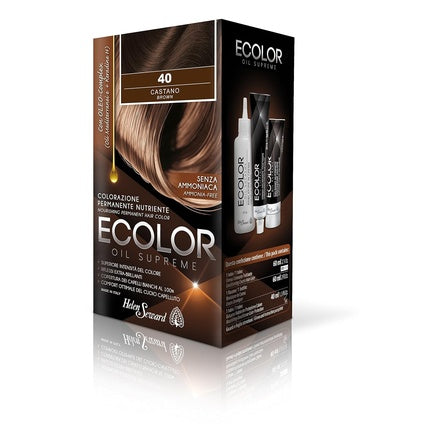 Vopsea par, Helen Seward, Ecolor Oil Supreme, castaniu foarte închis
