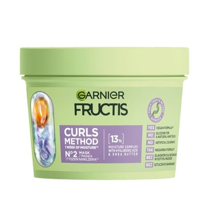 Mască de păr Garnier Fructis Curls Method pentru părul buclat, 370ml