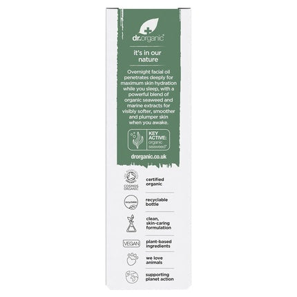 Ulei masaj, Dr Organic, Seaweed, 30 ml
