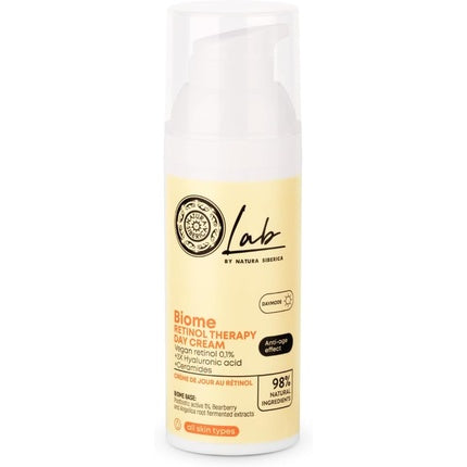 Cremă de zi față Natura Siberica Lab Biome Retinol Therapy, 50 ml