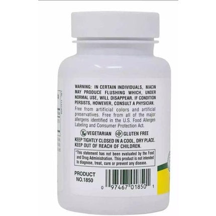 Vitamina B3, NaturesPlus, Niacin 100mg, 90 Tablete