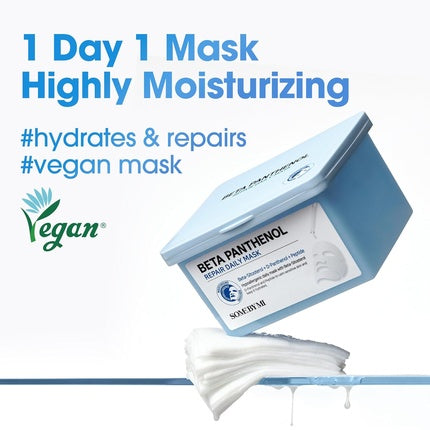 Some By Mi Beta-Panthenol Repair Daily Mask, 30 buc, albastru
