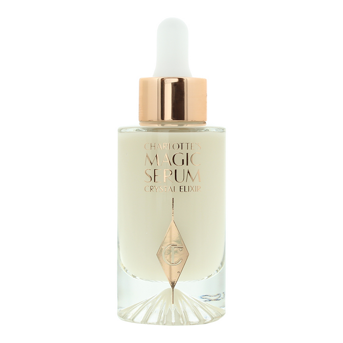 Ser de față Charlotte Tilbury Magic Serum Crystal Elixir, cu niacinamidă și acid hialuronic, hidratare profundă, 30 ml