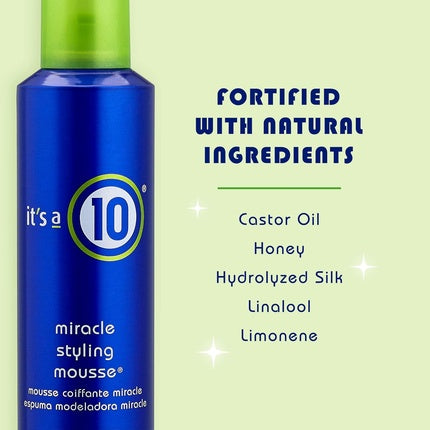 Mousse de coafare It's a 10 Miracle Styling Mousse, 262ml