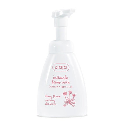 Spumă de curățare intimă Ziaja cu extract de floare-soarelui și mentol, 250 ml