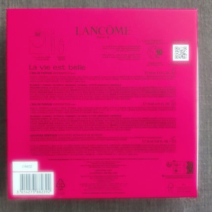Set Cadou Parfum La Vie Est Belle, Lancôme, 50ml EDP, design geometric auriu