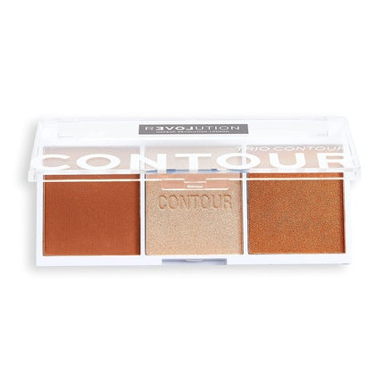 Paletă contur Makeup Revolution Relove Trio Baked Sugar