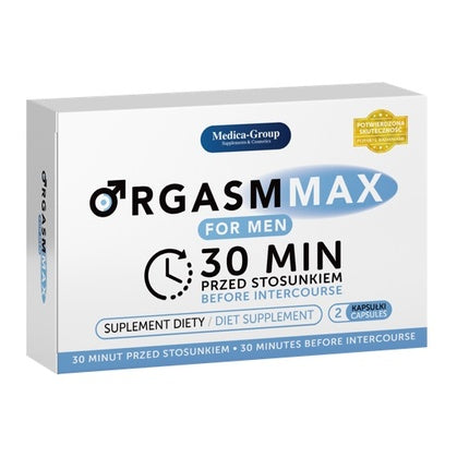 Suplement Dietar Orgasm Max For Men, Medica Group, 2 Capsule