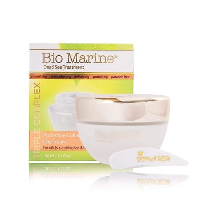 Cremă de zi Biomarine, colagen, 50 ml, alb
