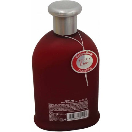Gel de Duș și Baie Bettina Barty Red Line, 500ml, sticlă roșie cu capac argintiu