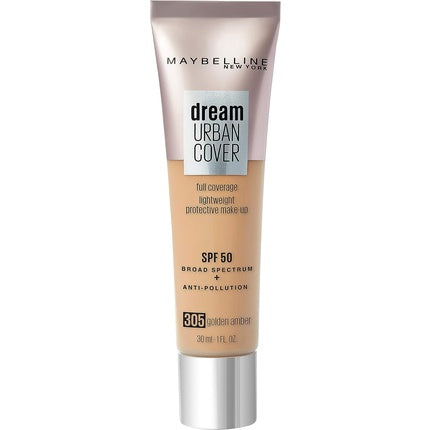 Fond de ten Maybelline Dream Urban Cover SPF 50, Golden Amber, 30ml