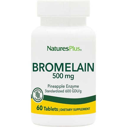 Supliment Bromelain, NaturesPlus, 500mg, 60 Comprimate