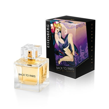 Eau De Parfum Eisenberg Back to Paris 30ml, sticlă pătrată, lichid galben