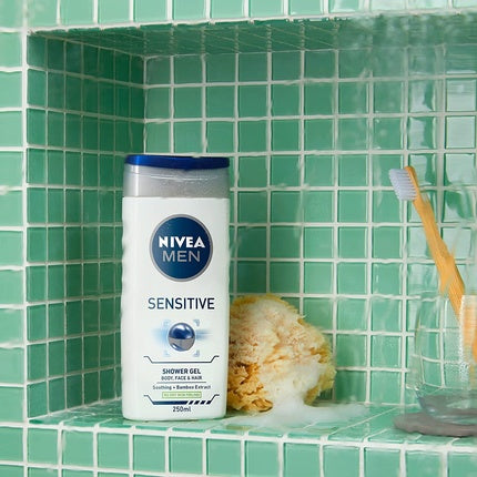 Gel de duș, Nivea, Sensitive Men, 250ml
