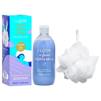 Gel de Duș I Love, Lavandă, Exfoliant