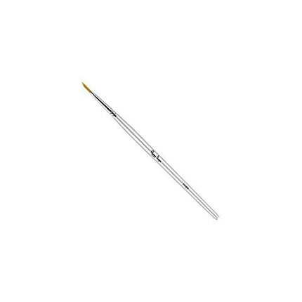 Pensulă de gel Peggy Sage 141024, argintie, vârf auriu