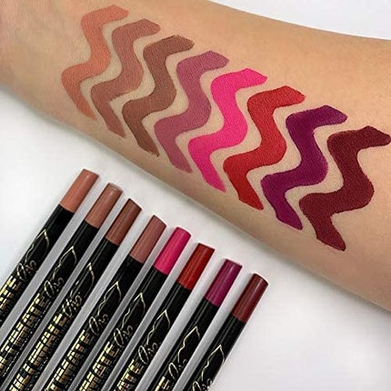 Creion de buze L.A. Girl Ultimate Auto Lipliner Nonstop Nude, culoare nude, corp negru cu text auriu