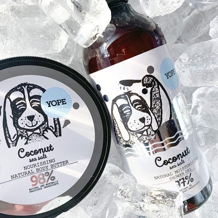 Gel de duș Yope, Coconut, 400 ml, regenerant