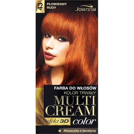 Vopsea de păr Joanna Multi Cream, roșu 43