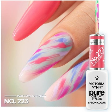 Lac Unghii, Victoria Vynn, Pure Creamy Hybrid, coral