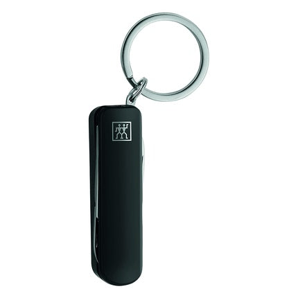 Set de manichiură cu cheie, Zwilling, Travel Size, Inox negru