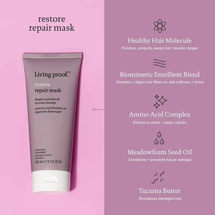 Masca de păr Living Proof Restore Repair Mask, 200 ml