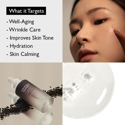 Serum Facial Anti-Aging, Haruharu Wonder, Black Rice Botanical 2GF Ampoule, 30ml, Cruelty Free