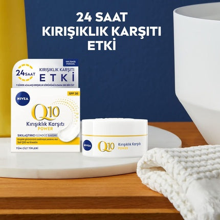 Cremă de zi, Nivea, Q10 Power, SPF 30, 50ml