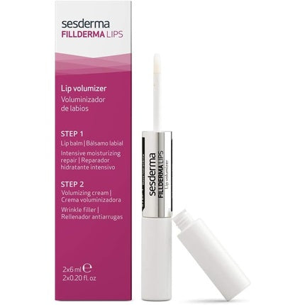 Sesderma Fillderma Lips Volumizer, Tratament buze, 2x6ml, Culoare roz